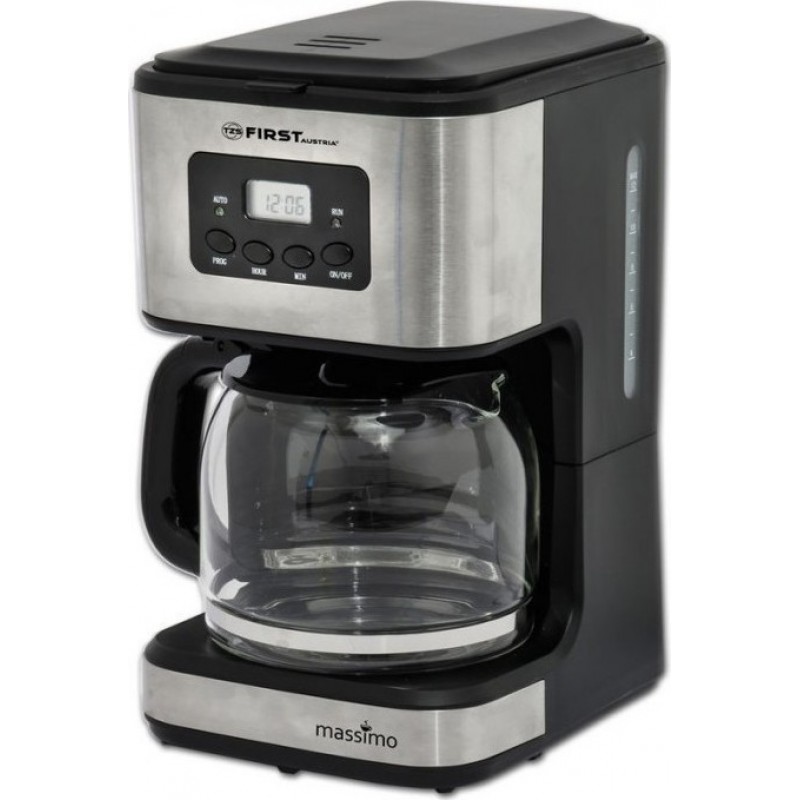 FIRST AUSTRIA MASSIMO FA-5459-4 Προγραμματιζόμενη Καφετιέρα INOX 1.5L 900W 